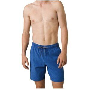 prAna Rich Sapphire Metric E-Waist Shorts Men's Small 8" inseam NWT
